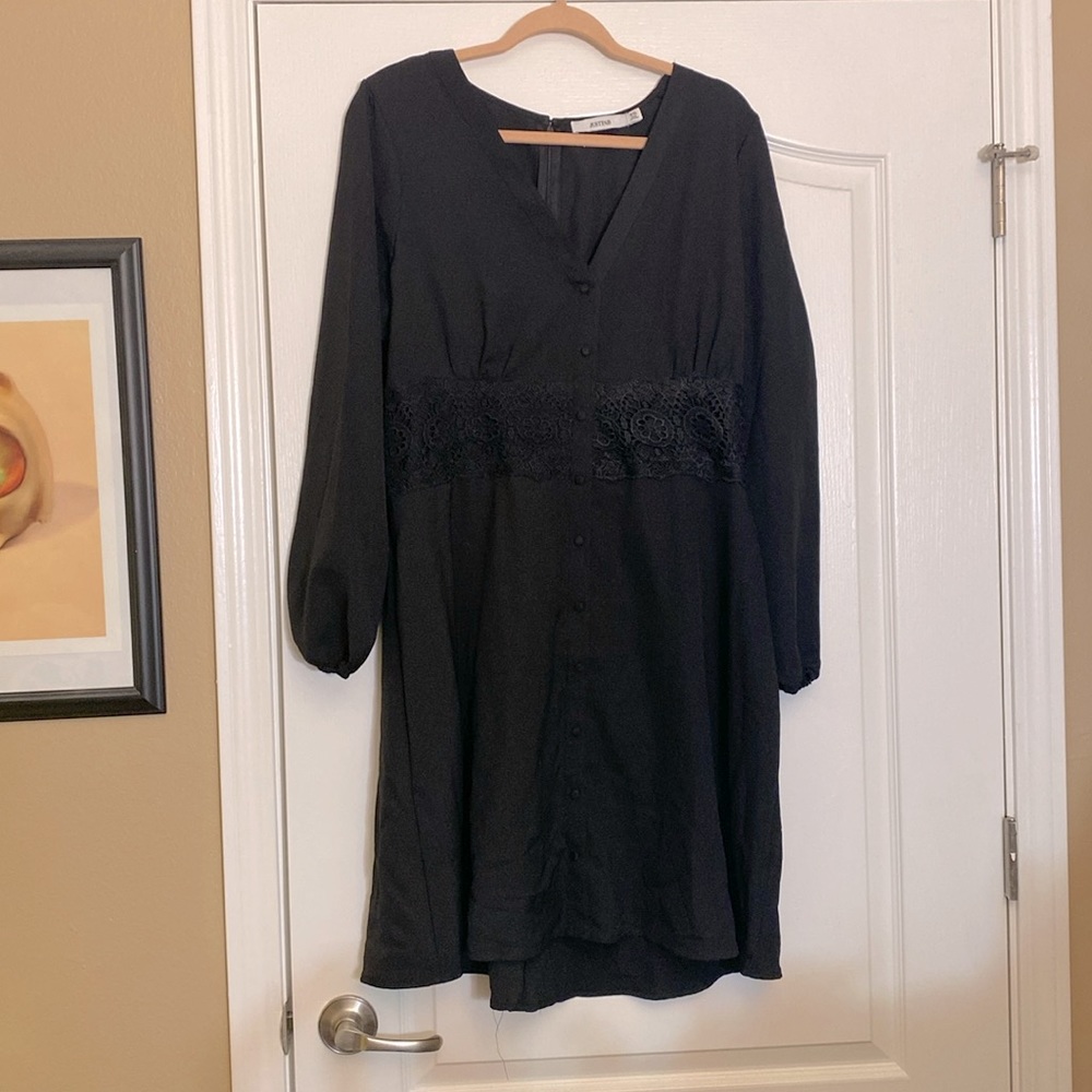 Black Long Sleeved Dress